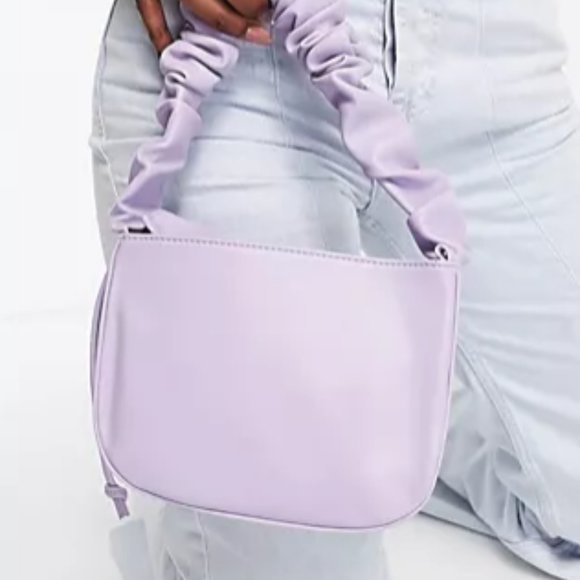 French Connection Truffle Collection ruched handle bag in Purple - Picture 11 of 16